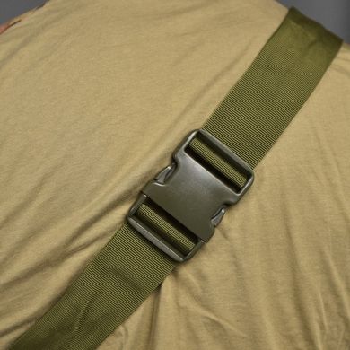 Нагрудна сумка-слінг Cordura 1000D з ПВХ просоченням олива розмір 23,5х6х12 см buy11934bls фото