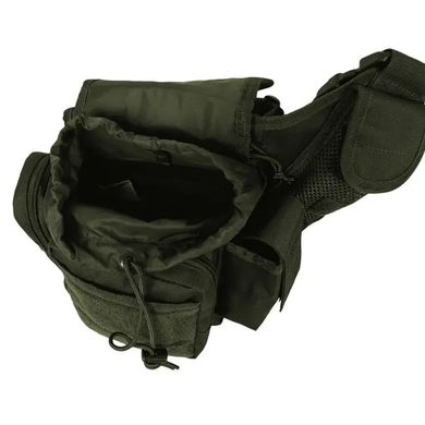 Сумка через плечо 7 л MIL-TEC с креплением Molle олива 9 х 17 х 35 см for00170bls фото