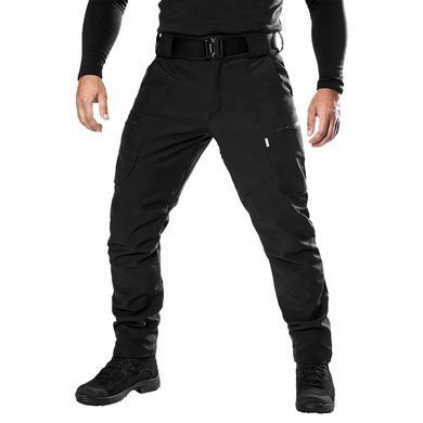 Тактичний костюм Camotec Stalker Phantom Softshell Куртка з капюшоном + Штани чорний розмір S cmt9497bls-S фото