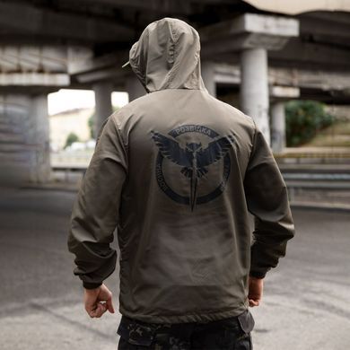 Вітрівка&nbsp;Born of War з принтом Розвідка олива розмір S buy97361bls-S фото
