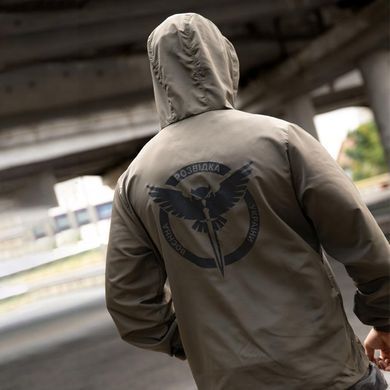 Вітрівка&nbsp;Born of War з принтом Розвідка олива розмір S buy97361bls-S фото