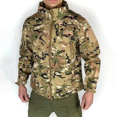 Чоловіча флісова Куртка Softshell з капюшном та вентиляційними блискавками мультикам розмір M md1111bls-M фото
