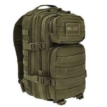 Вологозахищений рюкзак 20л MIL-TEC із кріпленням Molle / Легкий ранець олива for00939bls фото