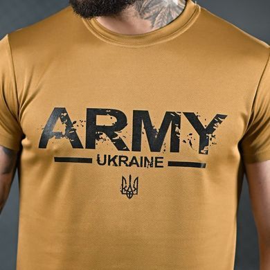 Потоотводная футболка Army с принтом на груди койот размер S buy93185bls-S фото