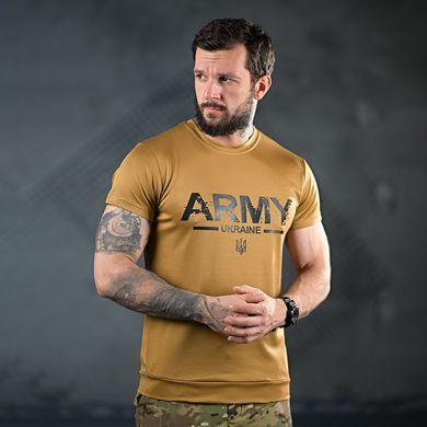 Потоотводная футболка Army с принтом на груди койот размер S buy93185bls-S фото