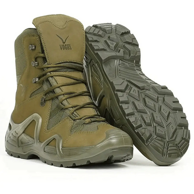 Мужские демисезонные Ботинки Vogel Tactical с мембраной / Водонепроницаемые кожаные Берцы олива размер 41 50332bls-41 фото