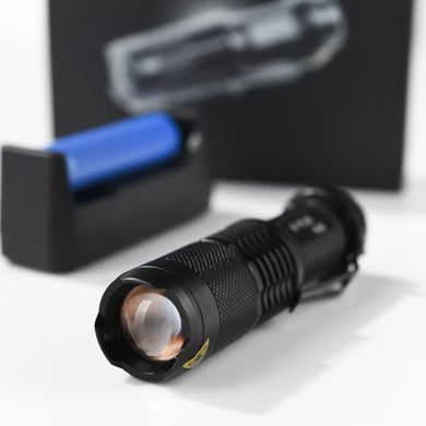 Карманный фонарик 180 000 Вт Luxeon 3 с функцией Zoom buy87793bls фото
