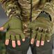 Перчатки Mechanix M-Pact 3 с открытыми пальцами и защитными накладками олива размер M buy87002bls-M фото 1