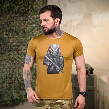Потоотводная футболка Predator с принтом на груди койот размер M buy93134bls-M фото