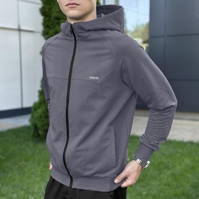 Кофта Pobedov Daily з капюшоном сіра розмір S pobBLkf2974dgebls-S фото