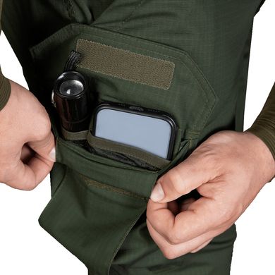 Мужские брюки "Patrol Pro" PolyCotton Rip-Stop с влагозащитным покрытием олива размер S sd7078bls-S фото