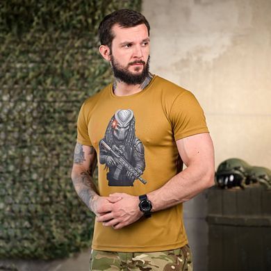 Потоотводная футболка Predator с принтом на груди койот размер XL buy93134bls-XL фото
