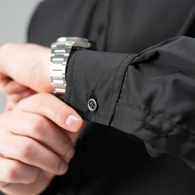 Рубашка Pobedov Slavni Demos на пуговицах черная размер S pobSRru5260babls-S фото