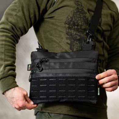 Сумка 7.62 Tactical Pride Cordura з системою кріплення Molle чорна 29х23 см buy94937bls фото