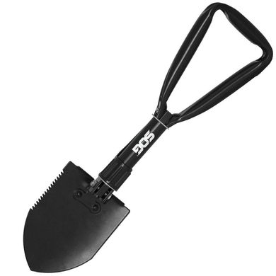Туристическая складная Лопата SOG с чехлом Entrenching Tool черная rb1674bls фото