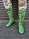 Утепленные мужские Гамаши на шнуровке / Нейлоновые водонепроницаемые Бахилы зеленые размер 43 50329bls-43 фото 1