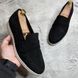 Лоферы из замши черные размер 40 М-2501/12 black-sh ч/зbls-40 фото 5