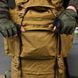 Модульный Рюкзак 110л CORDURA 1000D с системой MOLLE / Водонепроницаемый вместительный Ранец койот 13743bls фото 10