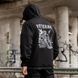 Вітрівка&nbsp;Born of War з принтом Veteran чорна розмір S buy97055bls-S фото 3