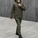 Жіноча Форма "Pobedov" Куртка на мікрофлісі + Штани - Карго / Демісезонний Костюм олива розмір M pob760+875khbls-M фото 2