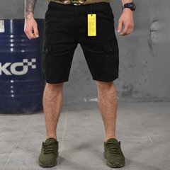 Чоловічі шорти Loshan котон з лямками під ремінь чорні розмір 2XS buy16304bls-2XS фото