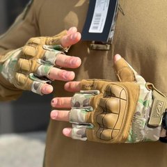 Перчатки Mechanix с открытыми пальцами и усиленными ладонями мультикам размер M for00501bls-M фото