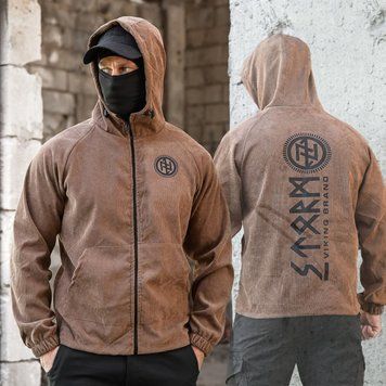 Кофта Born of War з принтом Viking койот розмір S buy97493bls-S фото