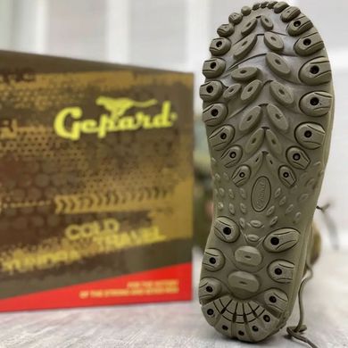 Мужские Ботинки Gepard Waterproof / Водонепроницаемые Берцы хаки размер 40 12653bls-40 фото