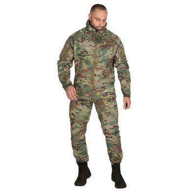 Мужской Демисезонный костюм Camotec Stalker Удлиненная Куртка + Брюки SoftShell на микрофлисе мультикам размер M sd6574bls-M фото