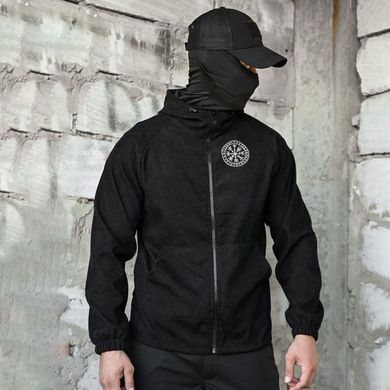 Кофта Born of War з принтом Руни чорна розмір XL buy97490bls-XL фото