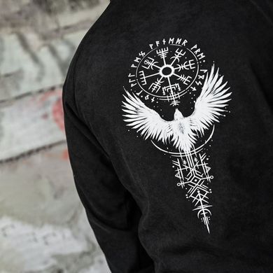 Кофта Born of War з принтом Руни чорна розмір XL buy97490bls-XL фото