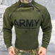 Чоловічий флісовий Убакс з принтом " Army" / Щільна Фліска олива розмір S buy60455bls-S фото 6