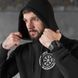 Худі на флісі Celeo з принтом Руни чорне розмір 3XL buy89841bls-3XL фото 5
