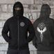 Кофта Born of War з принтом Руни чорна розмір XL buy97490bls-XL фото 1