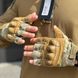 Перчатки Mechanix с открытыми пальцами и усиленными ладонями мультикам размер M for00501bls-M фото 1