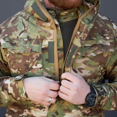 Парка R-Military з капюшоном та сітчастою підкладкою мультикам розмір S bkr905081bls-S фото