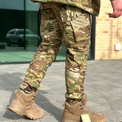 Чоловічі вологозахищені штани з кишенями мультикам розмір S for00130bls-S фото