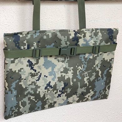 Каремат для сидіння з кріпленням MOLLE 32 x 42 x 2,5 см / П'ятиточка Oxford 600D товщина 15 мм піксель sd3974bls фото