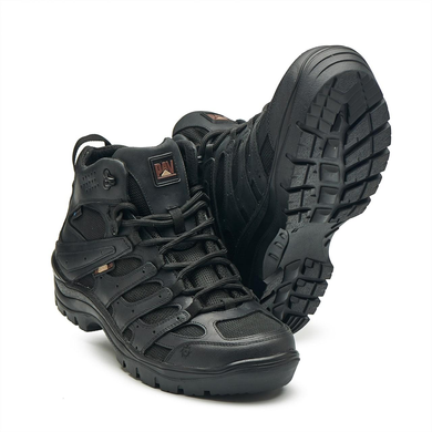 Легкие кожаные Кроссовки с сетчатыми вставками черные размер 36 507 літо чорніbls-36 фото