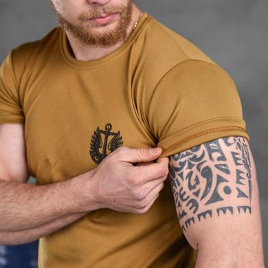 Потовідвідна чоловіча футболка Odin coolmax з принтом "Вірний назавжди" койот розмір M buy85511bls-M фото