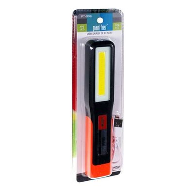 Акумуляторний Ліхтарик з гачком та USB кабелем / Ручний Ліхтар Pathner PT-998   buy56304bls фото