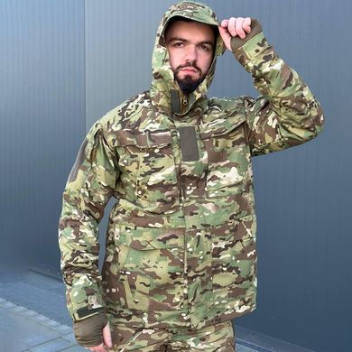 Чоловіча Водовідштовхувальна Куртка R&M 3.0 ріп-стоп мультикам розмір S for00420bls-S фото