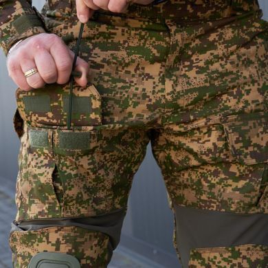 Тактический костюм R-Military Тайфун Убакс с длинным рукавом + Штаны с наколенниками хищник размер S bkr636317bls-S фото