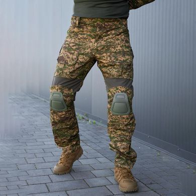 Тактический костюм R-Military Тайфун Убакс с длинным рукавом + Штаны с наколенниками хищник размер S bkr636317bls-S фото