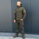 Чоловічий Костюм на флісі Куртка + Штани / Утеплена форма Softshell олива розмір S for00627bls-S фото 4