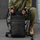 Рюкзак 25 л "Military" з регульованими плечовими ременями та кріпленням Molle чорний розмір 25х15х42 см buy85558bls фото 5