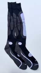 Зимові трекінгові шкарпетки із зональним утепленням / Міцні Термоноски чорно-сірі розмір 35-38 50314bls-35-38 фото