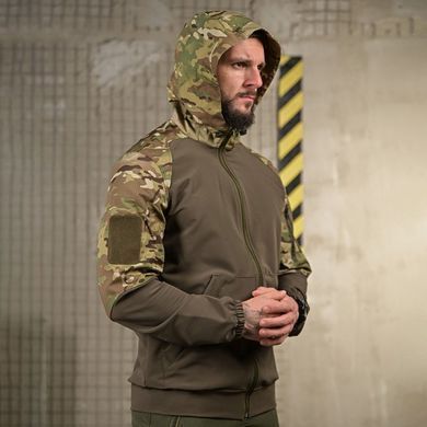 Ветровка Armor со вставками из плащевки олива размер S buy92904bls-S фото