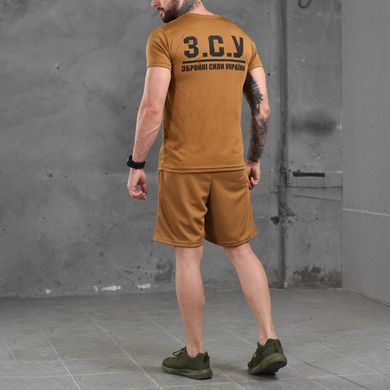Чоловічий літній комплект Coolmax футболки + шорти з принтом койот розмір M buy87466bls-M фото