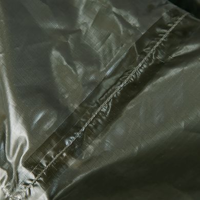 Прочный Пончо - Дождевик CamoTec PILGRIM с капюшоном и проклеенными швами / Водозащитный плащ Rip-Stop олива размер универсальный rb1725bls фото